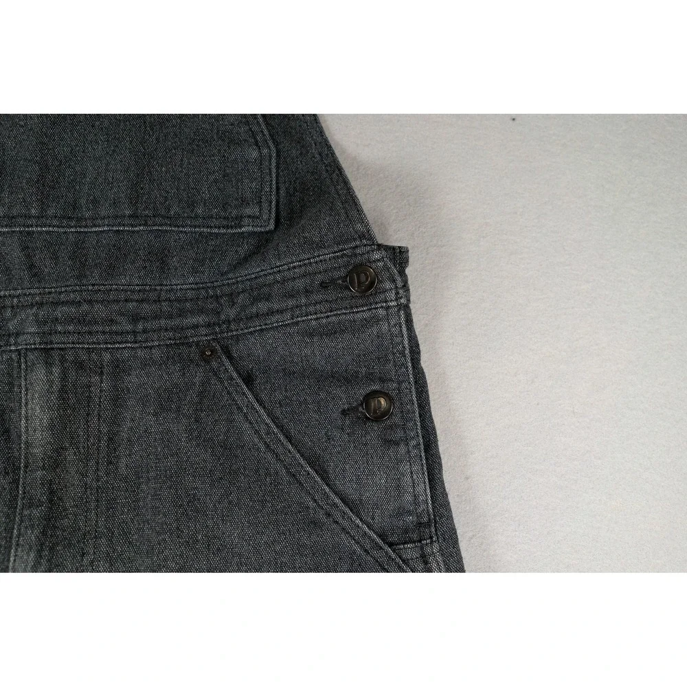 Patagonia Mens Iron Forge Hemp Canvas Double Knee Bib Overalls Charcoal Grey 31